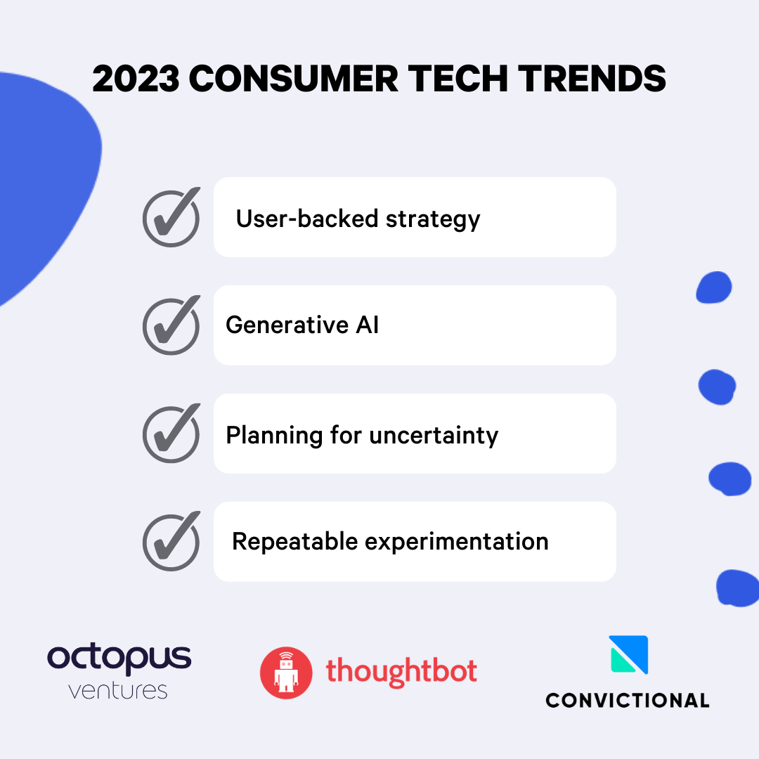 graphic summarizing a few trends